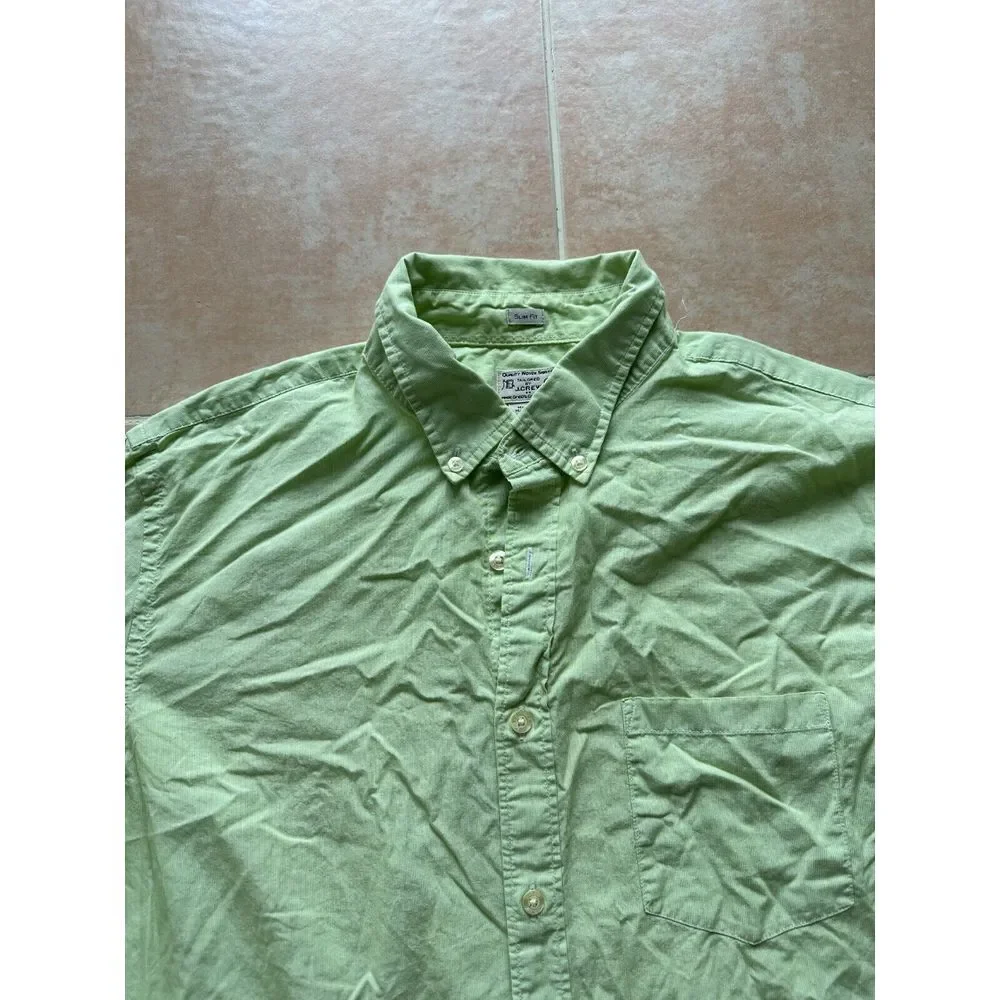 J. CREW WORN ONCE  Slim Fit  cotton long sleeve shirt ‎ Men size L
